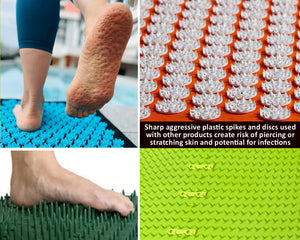 SP1KE™ Firm Red Acupressure Mat - for exceptional safe muscle stimulation and circulation
